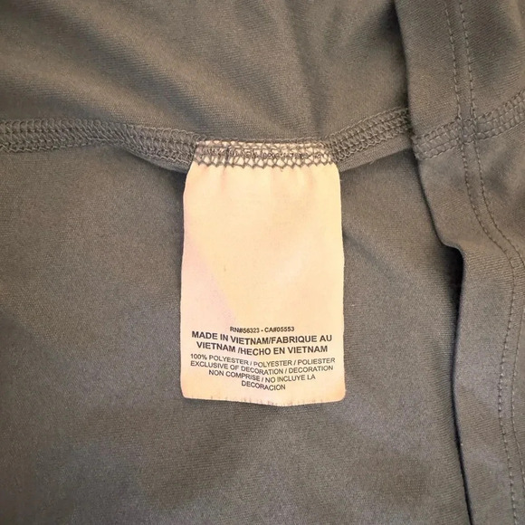 Nike Dri-Fit Grey Muscle Tank Top size L Sport Athletic Women’s - Picture 8 of 9